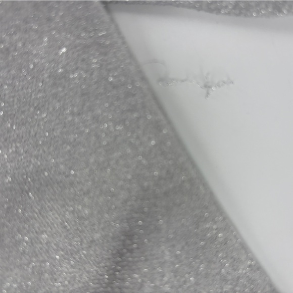 NWT Forever 21 Glitter Rosette Halter Mini Dress - Picture 7 of 9